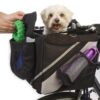 Sac de transport pour chien à Vélo Noir CARRIER Poches - Comptoir des Petits Chiens