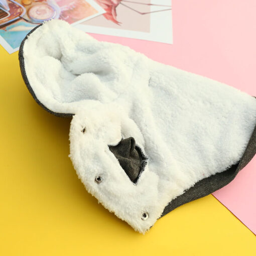 Manteau à capuche doublé pour chien Intérieur - Comptoir des Petits Chiens