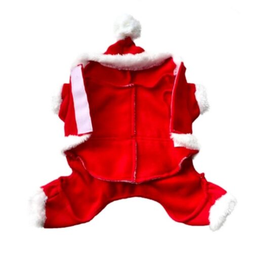 Costume Père Noël quatre pattes SANTA Intérieur - Comptoir des Petits Chiens