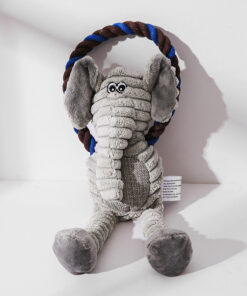 Peluche de Traction Elephant pour Chien MANY - Comptoir des Petits Chiens